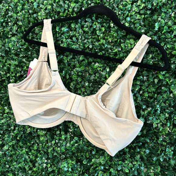 OLGA 40DD 40 E WOMENS MINIMIZING BRA BEIGE LACE SLIMMING PLUS SIZE ⭐️⭐️⭐️NEW - Picture 6 of 7